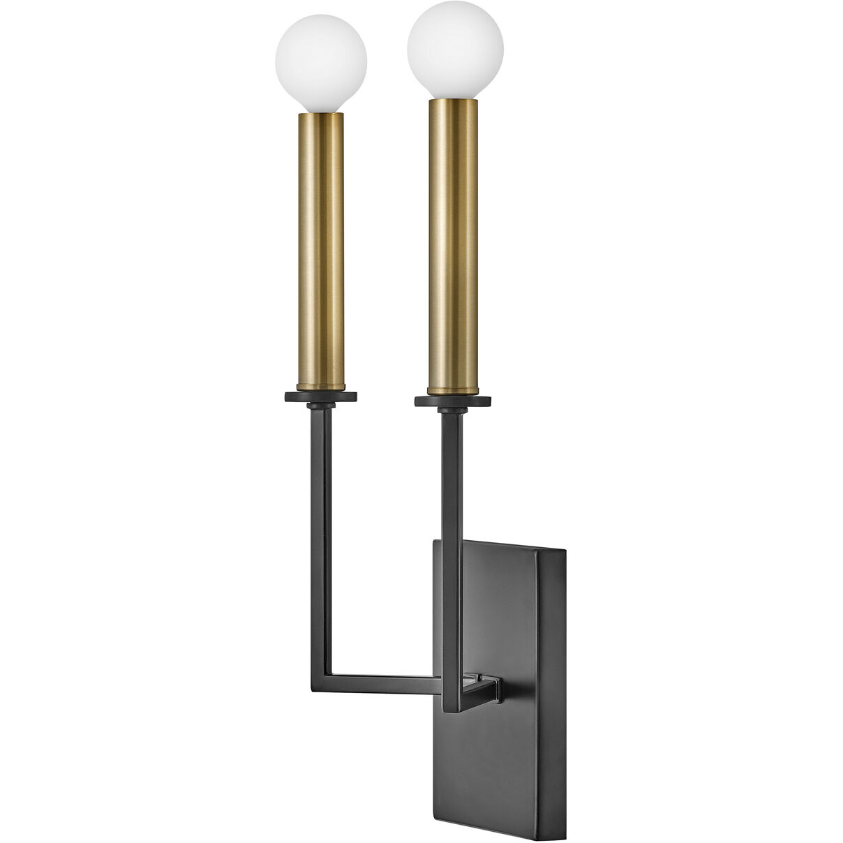 Lazlo LED 8 inch Black ADA Sconce Wall Light