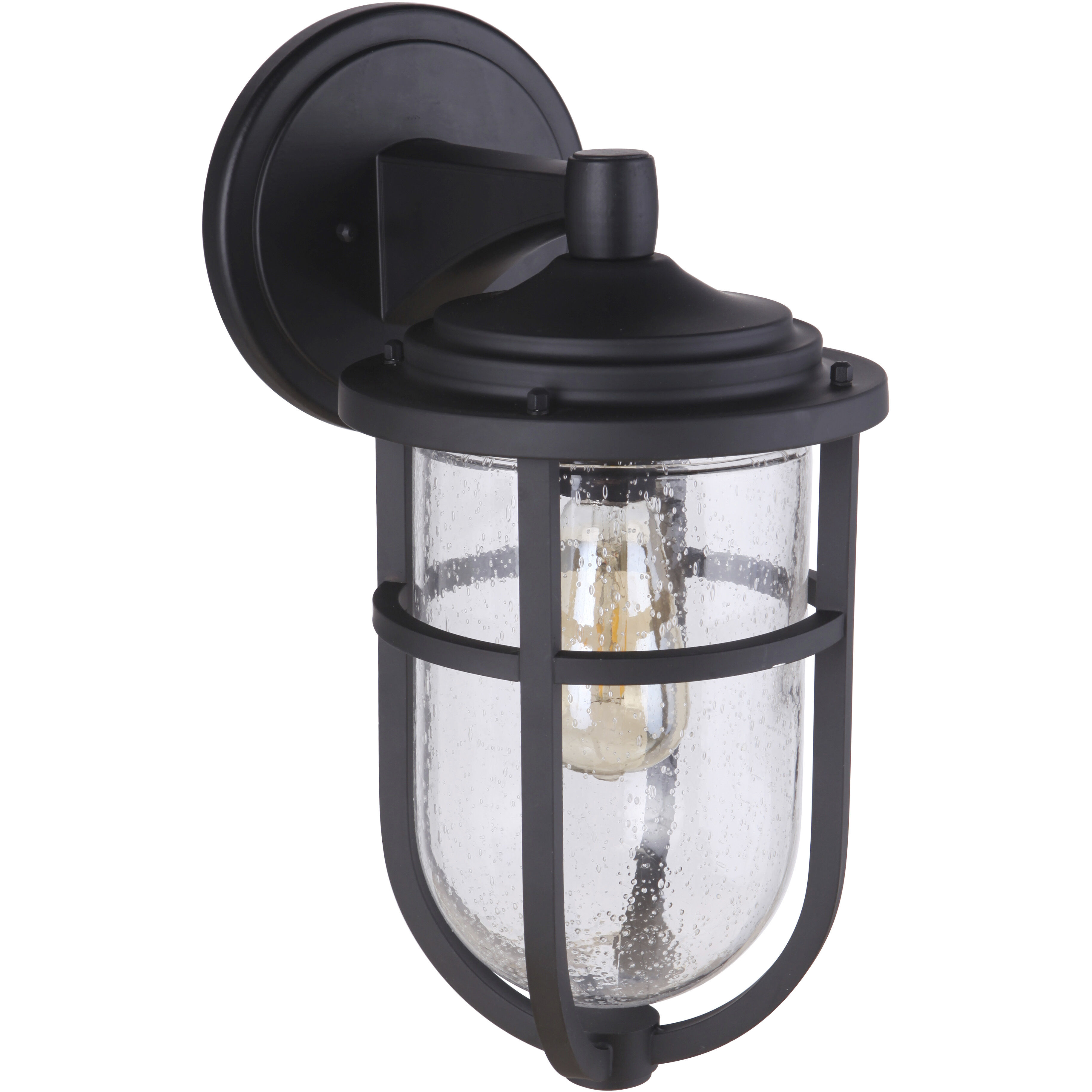 Voyage 1 Light 16 inch Midnight Outdoor Wall Lantern
