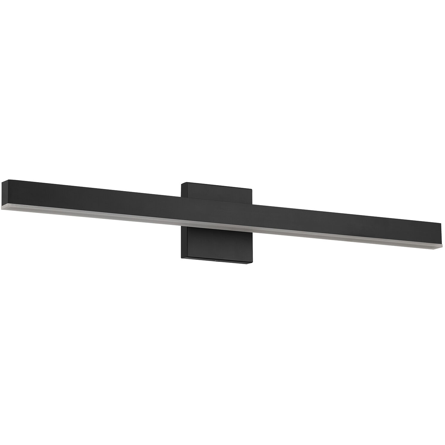 Cisco LED 24 inch Matte Black and White Bath Vanity Wall Light
