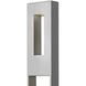 Atlantis LED 25 inch Titanium Outdoor Post Mount Lantern