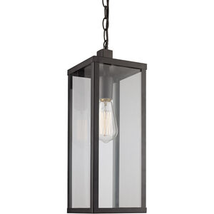 Oxford 1 Light 6 inch Black Outdoor Hanging Lantern