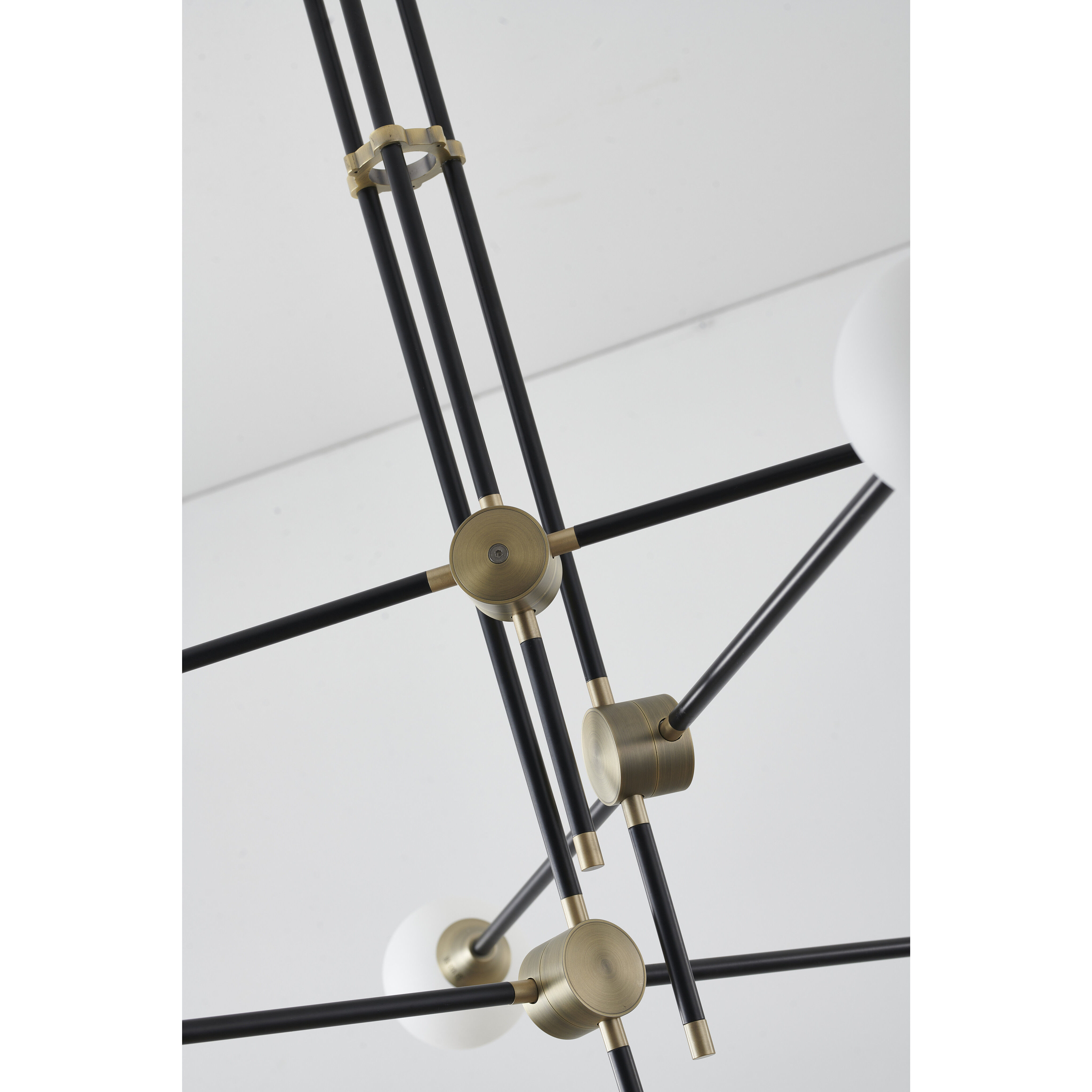 Canada LED 39 inch Black Chandelier Ceiling Light