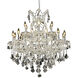 Maria Theresa 19 Light 30 inch Chrome Dining Chandelier Ceiling Light in Clear, Royal Cut