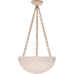 AERIN O'Connor 3 Light 16 inch Hand-Rubbed Antique Brass Chandelier Ceiling Light