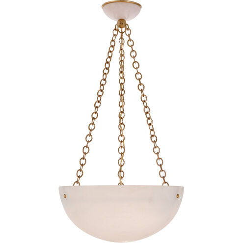 AERIN O'Connor 3 Light 16 inch Hand-Rubbed Antique Brass Chandelier Ceiling Light