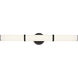 Rosh LED 32 inch Black Bath Bar Wall Light, Large