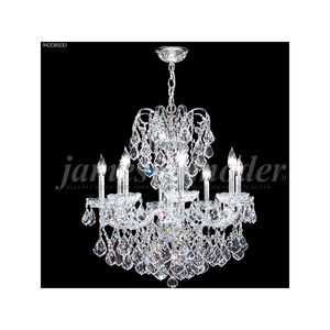 Vienna 8 Light 26 inch Silver Crystal Chandelier Ceiling Light