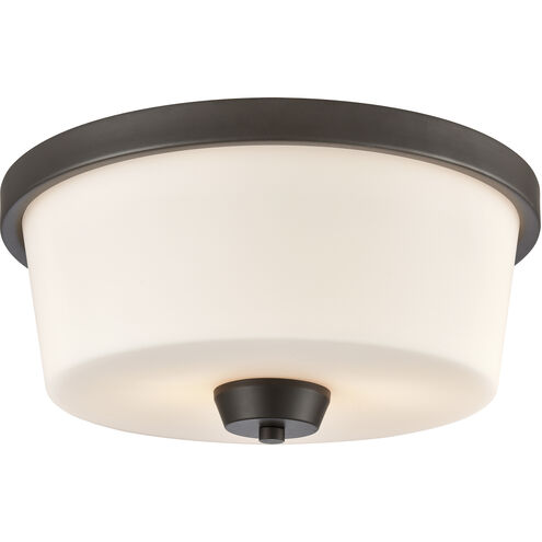 Winslow 2 Light 14 inch Oil Rubbed Bronze Flush Mount Ceiling Light