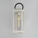 Nassau Vivex 1 Light 16 inch White / Black Outdoor Wall Mount