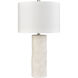 Lore 29 inch 150.00 watt Plaster White Table Lamp Portable Light