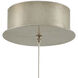 Beehive 1 Light 6 inch Silver Multi-Drop Pendant Ceiling Light