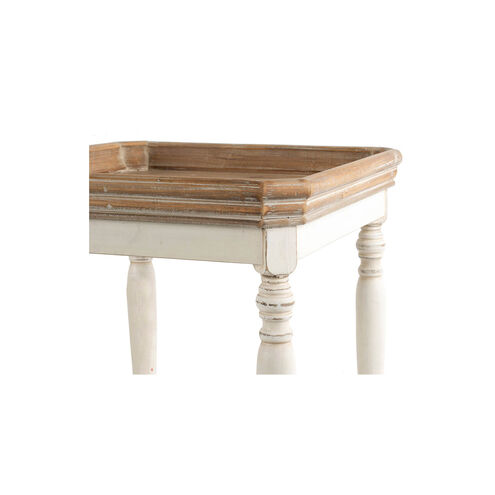 Alcott 25 X 20 inch Aged White/Natural Aged White Side Table