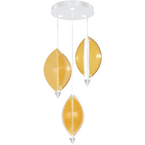 Embark 6 Light 28.5 inch White Pendant Ceiling Light