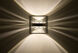Optos 1 Light 5 inch Brushed Aluminum Wall Sconce Wall Light in Halogen, Clear Glass