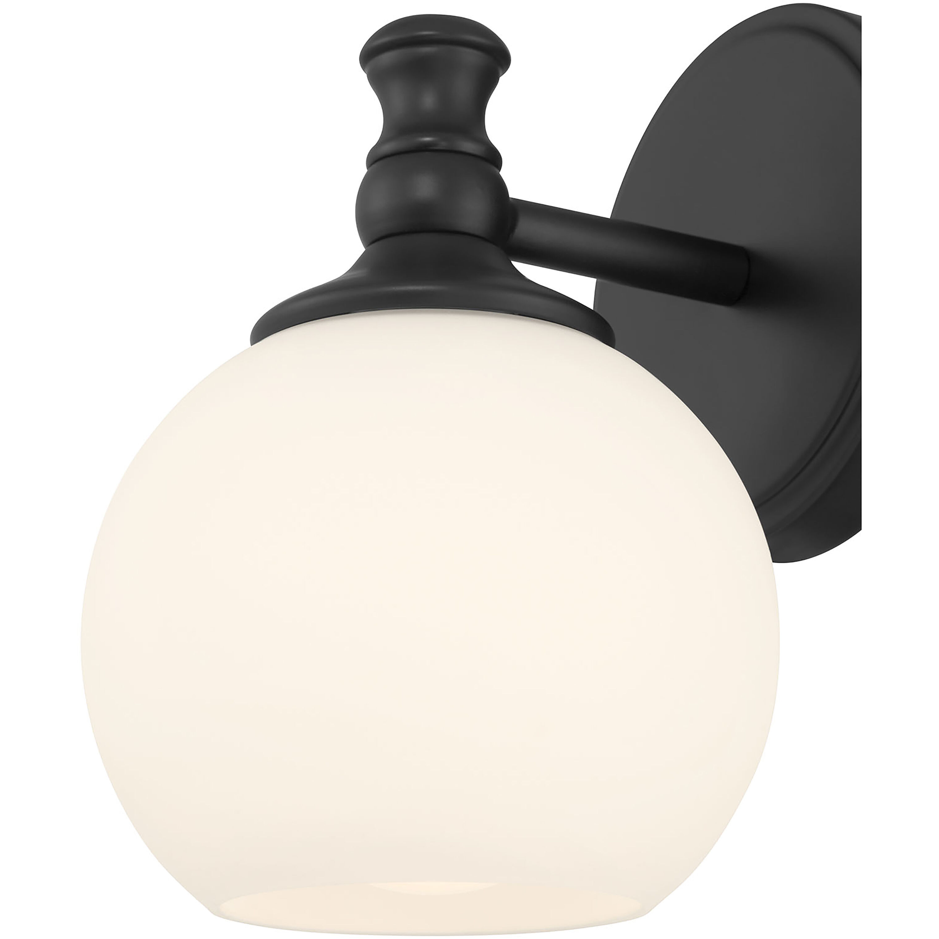 Orlisse 1 Light 6 inch Matte Black Wall Sconce Wall Light