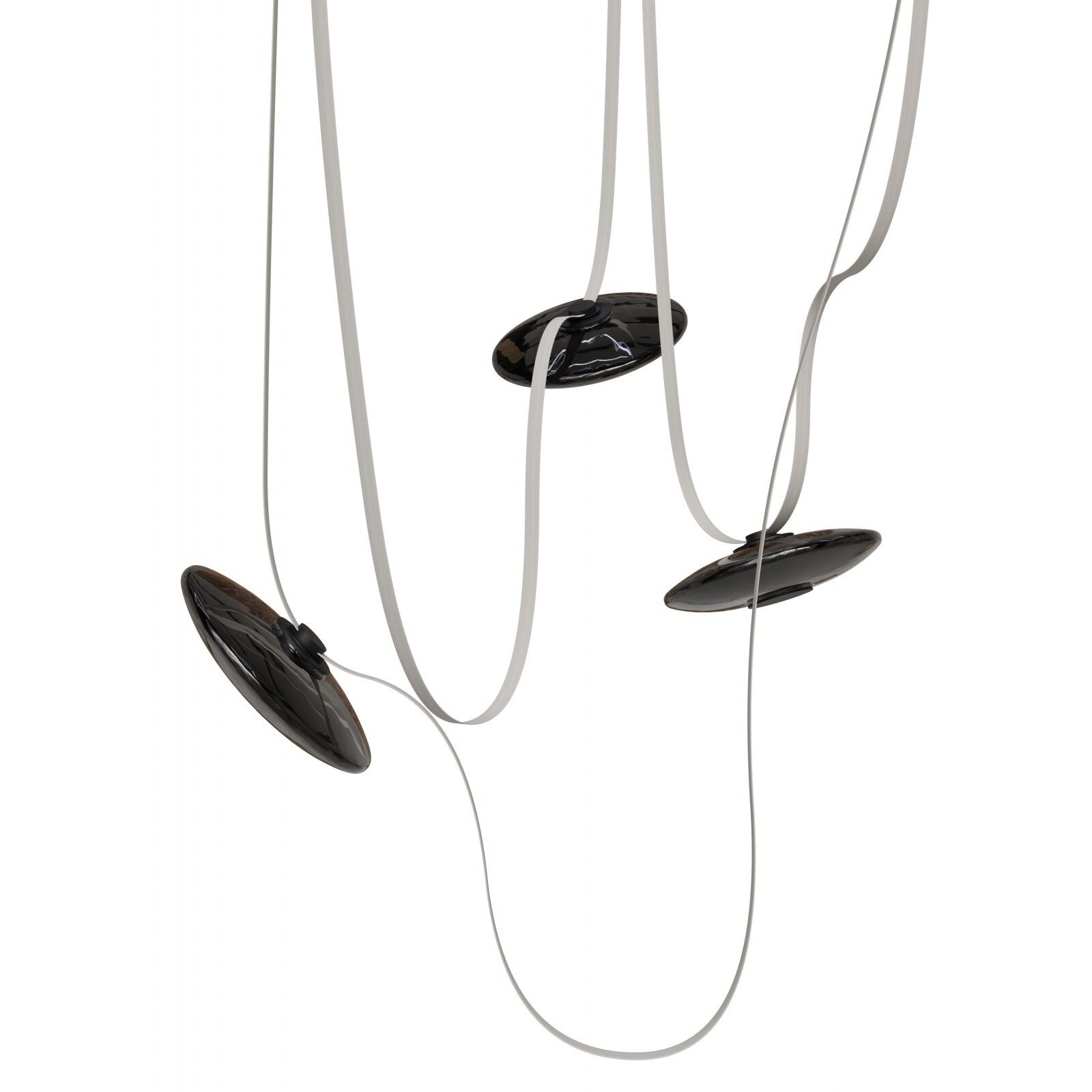 Fremont LED 8.5 inch Ivory and Black Belt Chandelier Ceiling Light