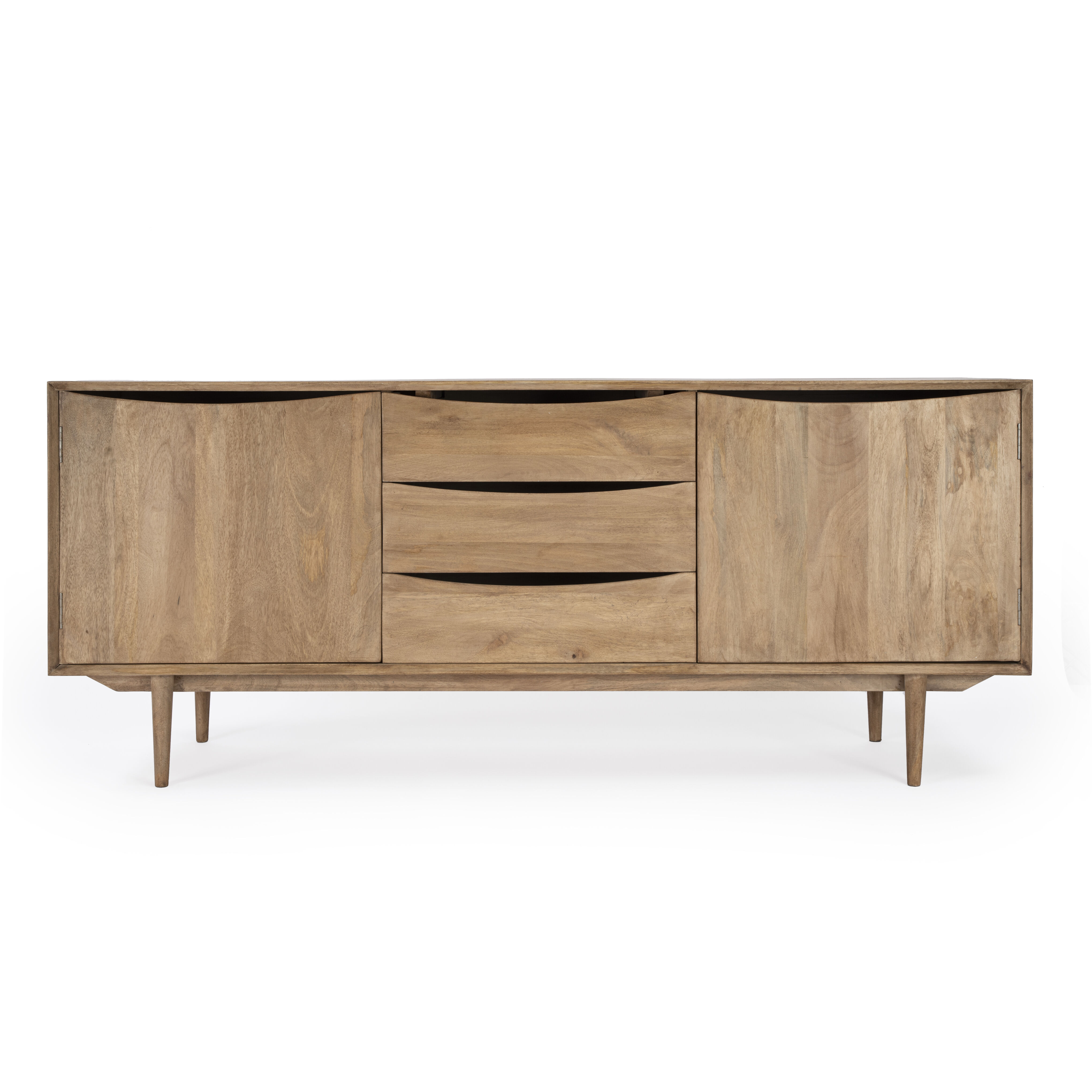 Leonidin Natural Wood 67" Sideboard in Light Brown