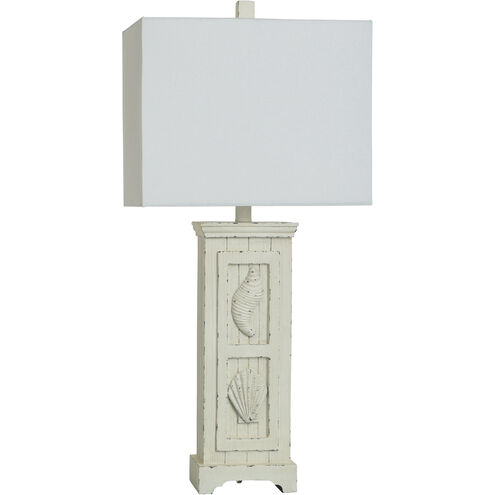 Cora 30 inch 60.00 watt Old White Table Lamp Portable Light