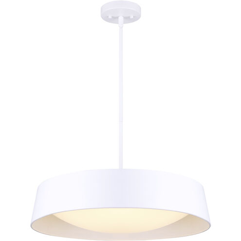 Adira LED 22 inch White Chandelier Ceiling Light
