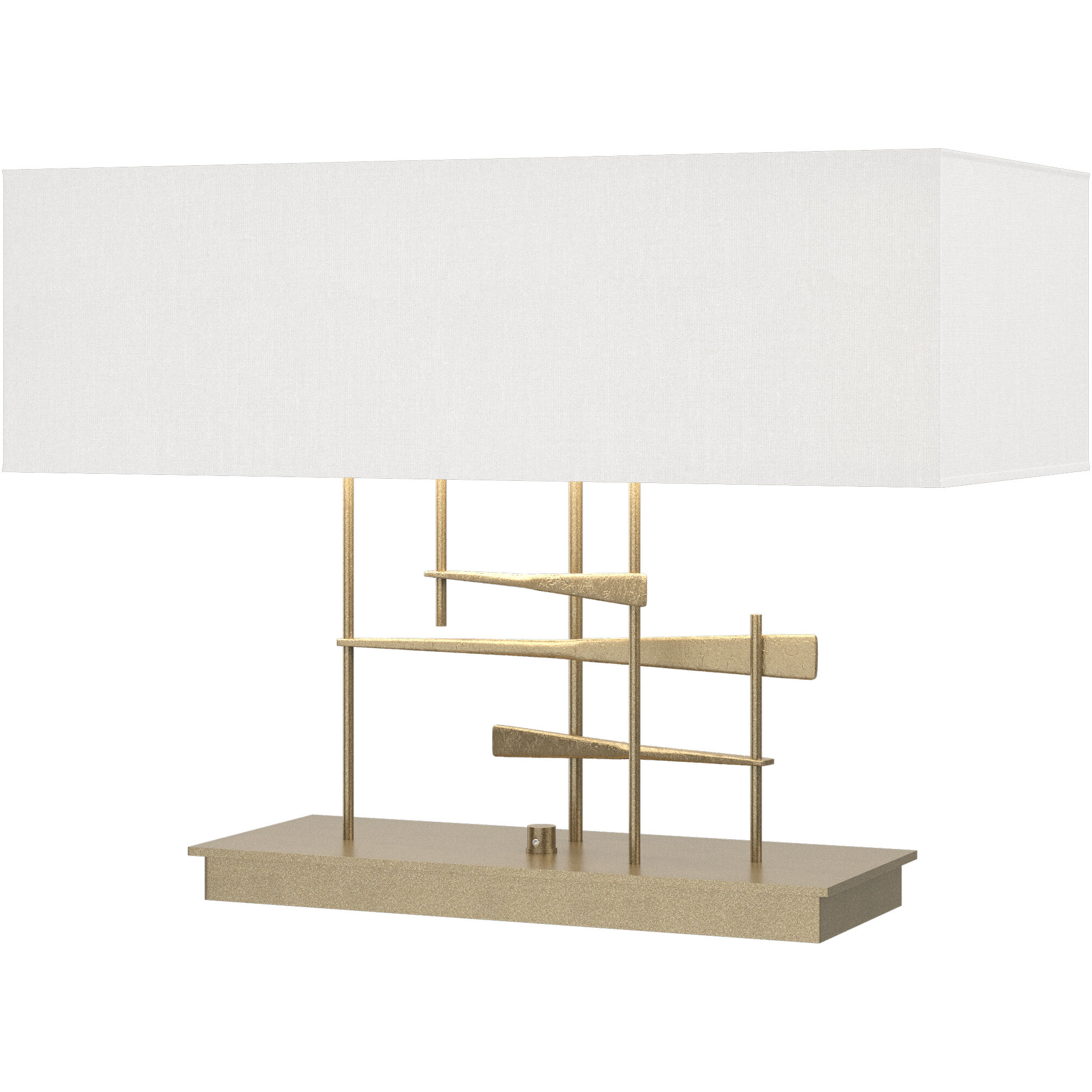 Cavaletti 15.3 inch 60 watt Soft Gold Table Lamp Portable Light in Natural Anna