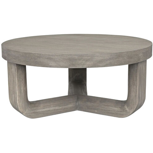 Joel 40 X 40 inch Distressed Grey Coffee Table