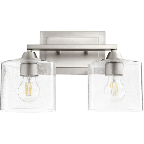 Dakota 2 Light 15 inch Satin Nickel Vanity Light Wall Light