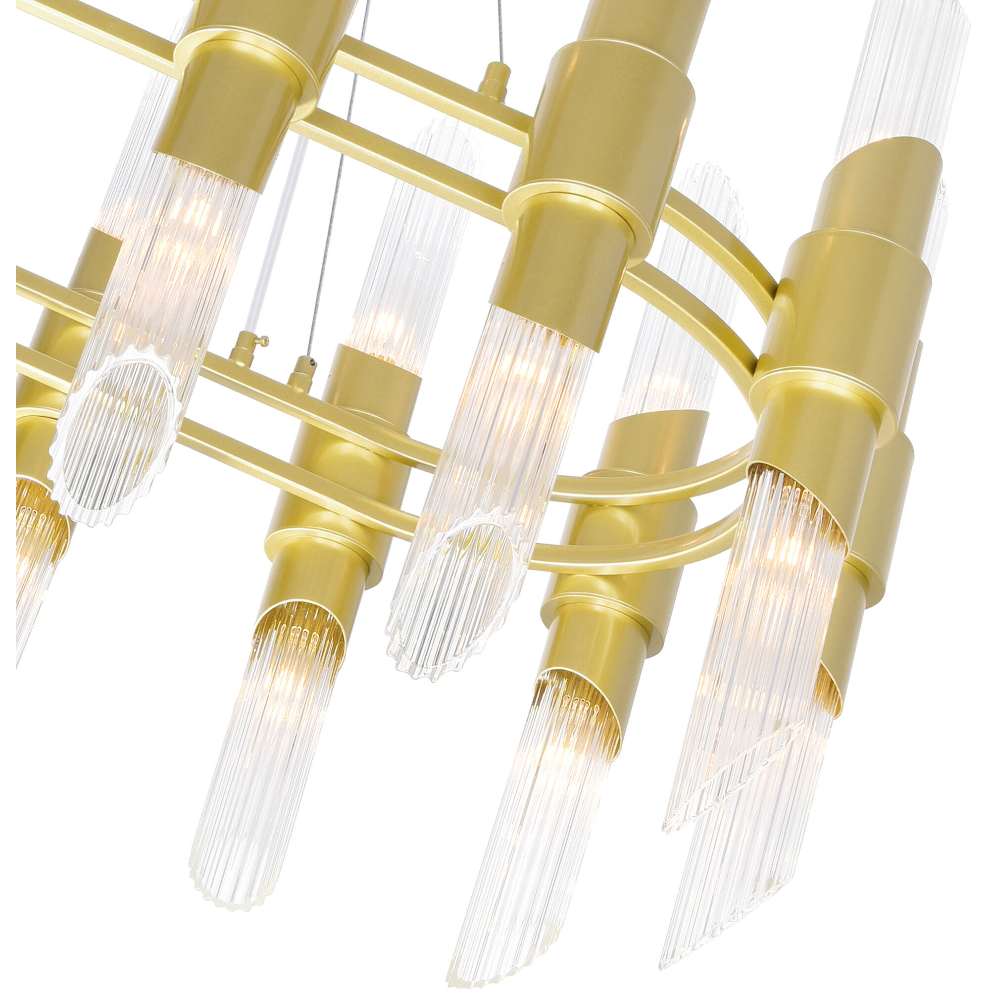 Croissant 28 Light 39 inch Satin Gold Island/Pool Table Light Ceiling Light