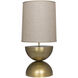 Pulan 34.5 inch 60.00 watt Antique Brass Table Lamp Portable Light