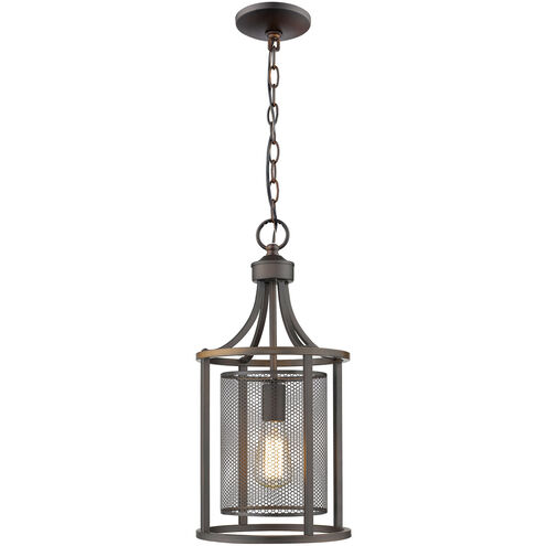 Verona 1 Light 10 inch Oil Rubbed Bronze Foyer Pendant Ceiling Light