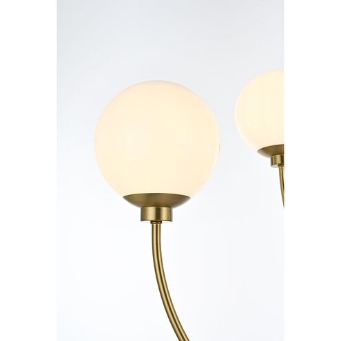 Nyomi 4 Light 36 inch Satin Gold Chandelier Ceiling Light