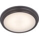 Neighborhood X66 Series LED 13 inch Oiled Bronze Flushmount Ceiling Light