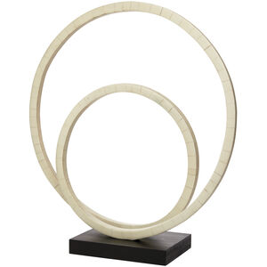 Helix Double Ring 17 X 16 inch Sculpture