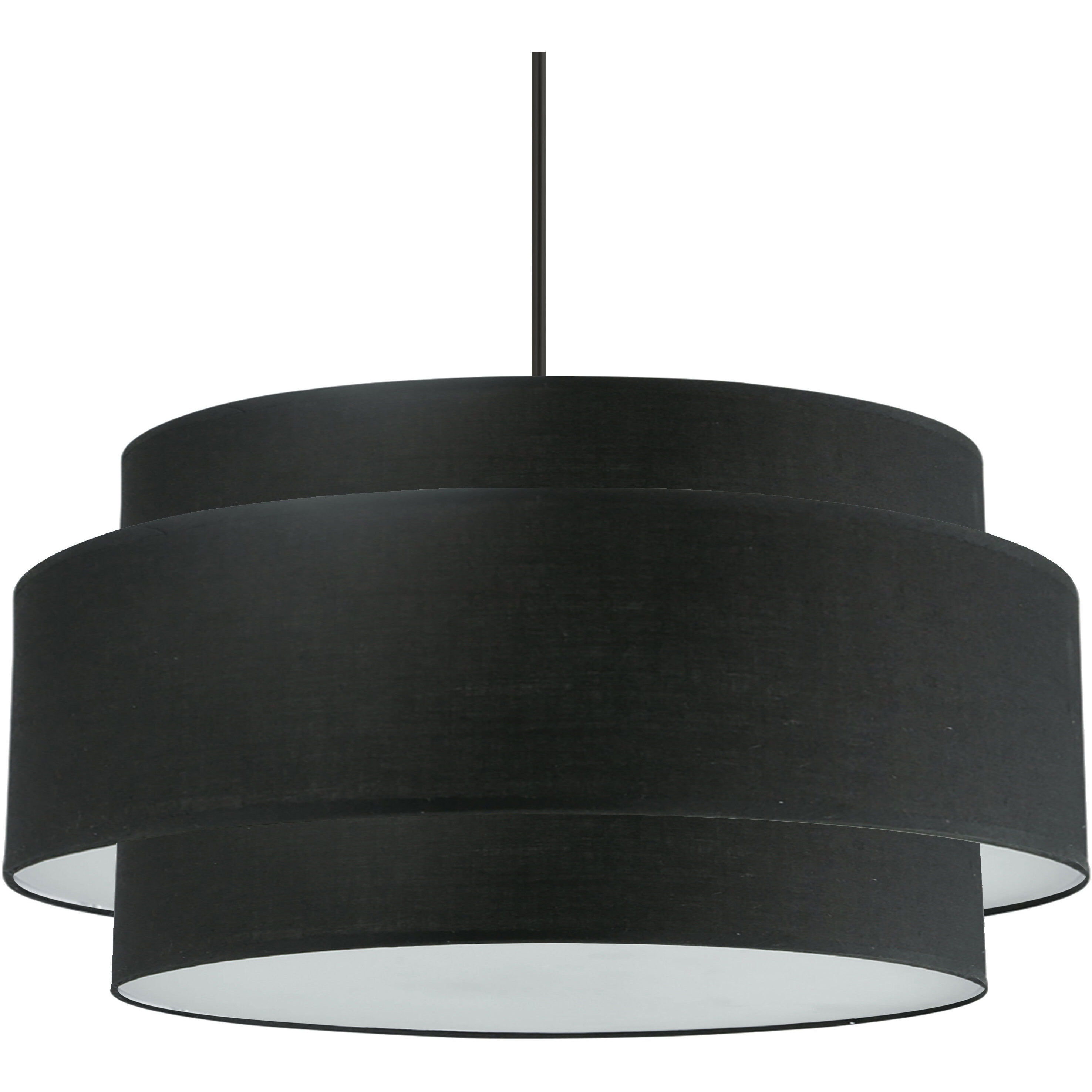 Priya 4 Light 30 inch Matte Black with Black Chandelier Ceiling Light