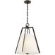 Mansfield 3 Light 18 inch English Bronze Pendant Ceiling Light, Essentials