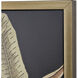 Lush Green with Black and Wood Tone Framed Wall Art, I