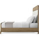 Crandon Park Light Tabaco US King Bed, Wooden, Upholstered, Coastal