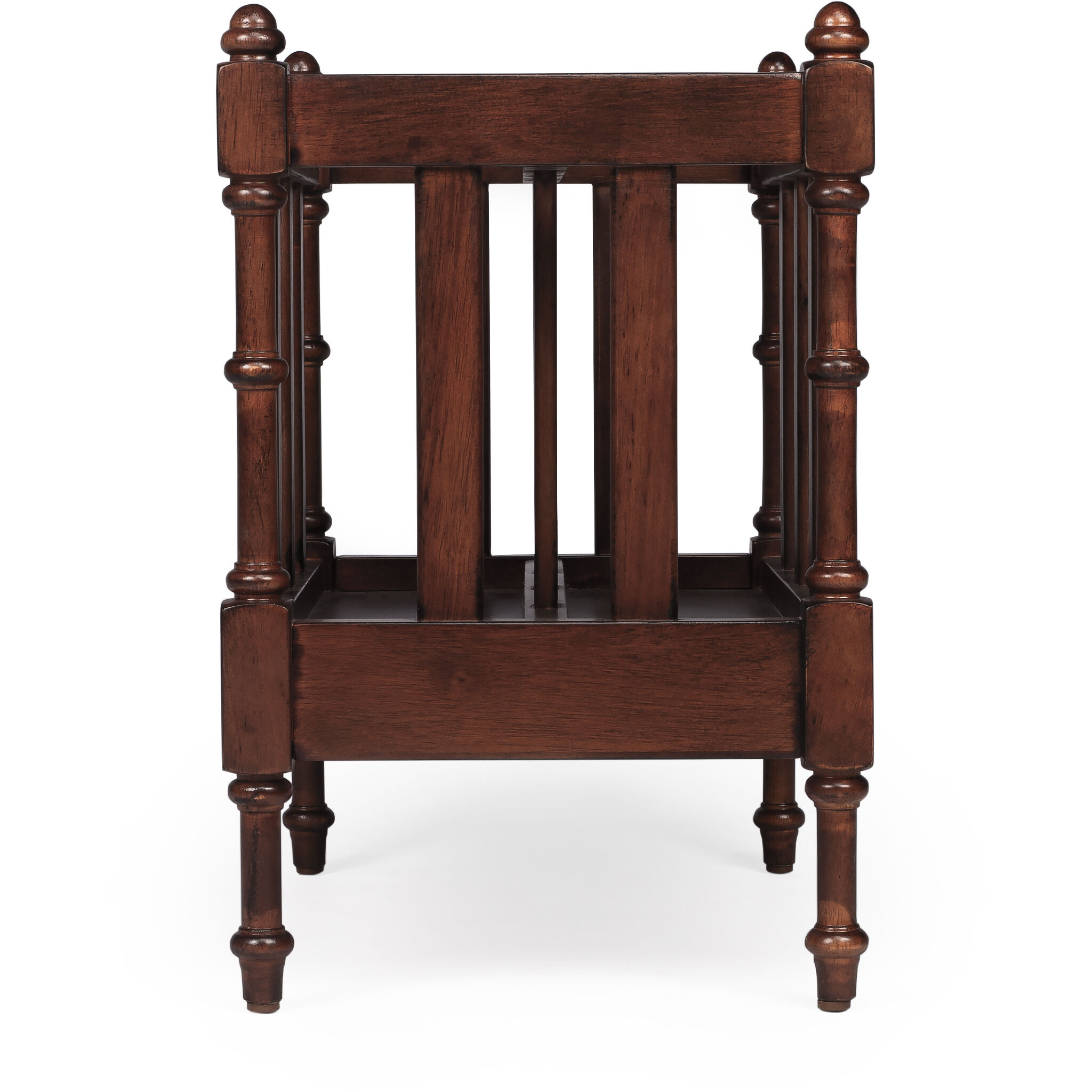 Masterpiece Holden  Antique Cherry Magazine Rack/Media Storage