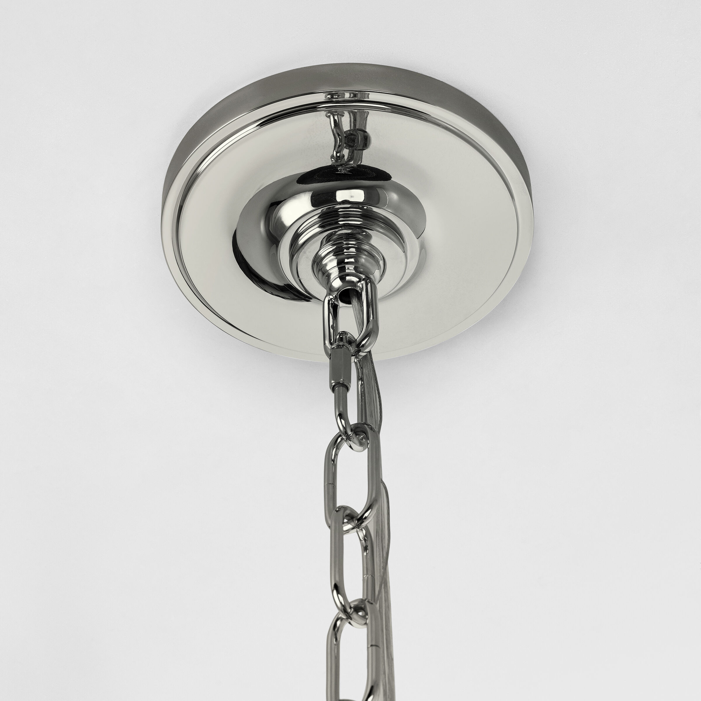 Marie Flanigan Nancy LED 25.25 inch Polished Nickel Woven Hanging Shade Ceiling Light