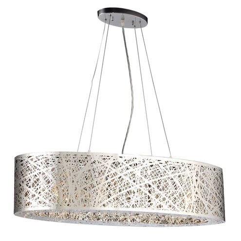 Nest 6 Light 32 inch Polished Chrome Pendant Ceiling Light