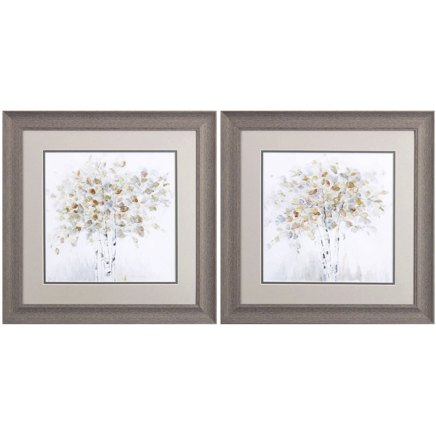 Landscapes Brown and Blue and Gray and Neutral Framed Art, Propac