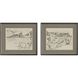 Scenic Collection Sepia Framed Art
