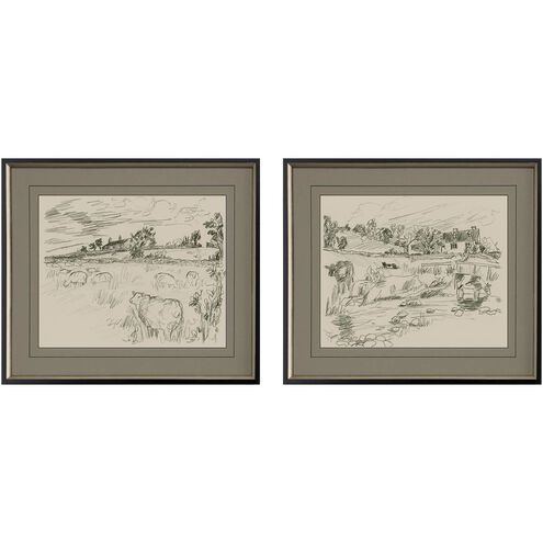 Scenic Collection Sepia Framed Art