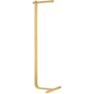 Deptford 48 inch 10.00 watt Aged Brass Floor Lamp Portable Light