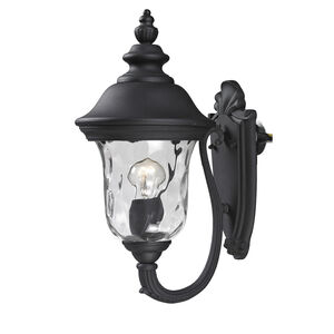 Armstrong 1 Light 15.75 inch Black Outdoor Wall Light