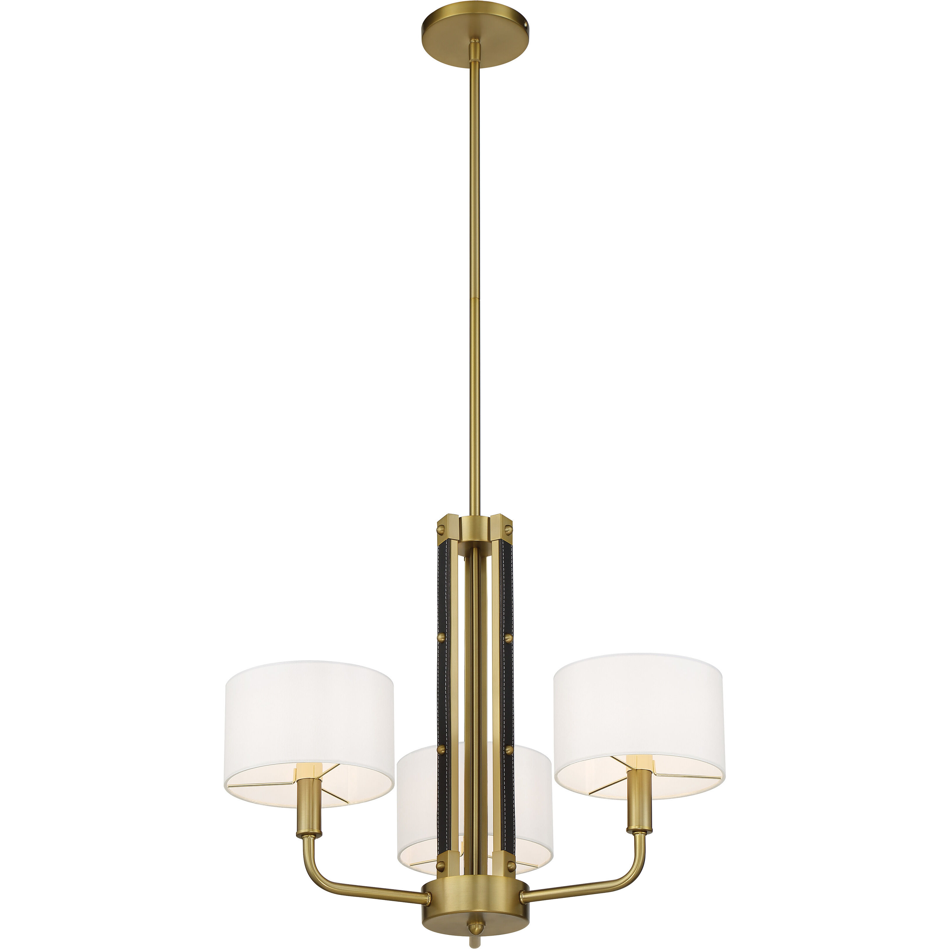 Chelsea 3 Light 22 inch Soft Brass Chandelier Ceiling Light