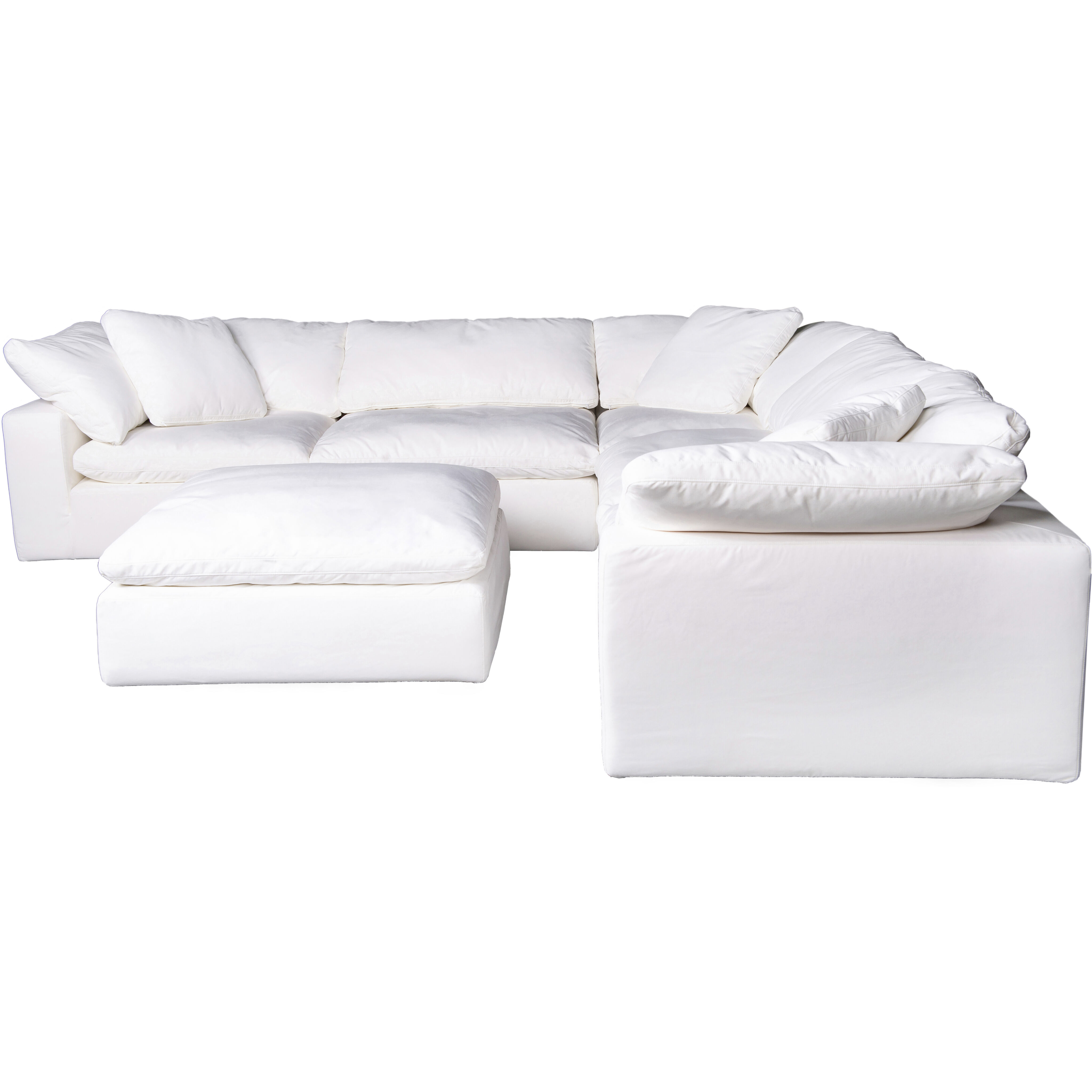 Clay White Modular Sectional