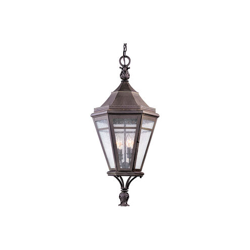 Dante 4 Light 15 inch Natural Rust Outdoor Pendant