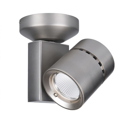 Exterminator II LED 5 inch Brushed Nickel Flush Mount Ceiling Light in 3000K, 85, Flood, Monopoint