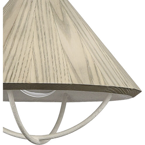 Cape May 3 Light 21 inch White Coral Pendant Ceiling Light