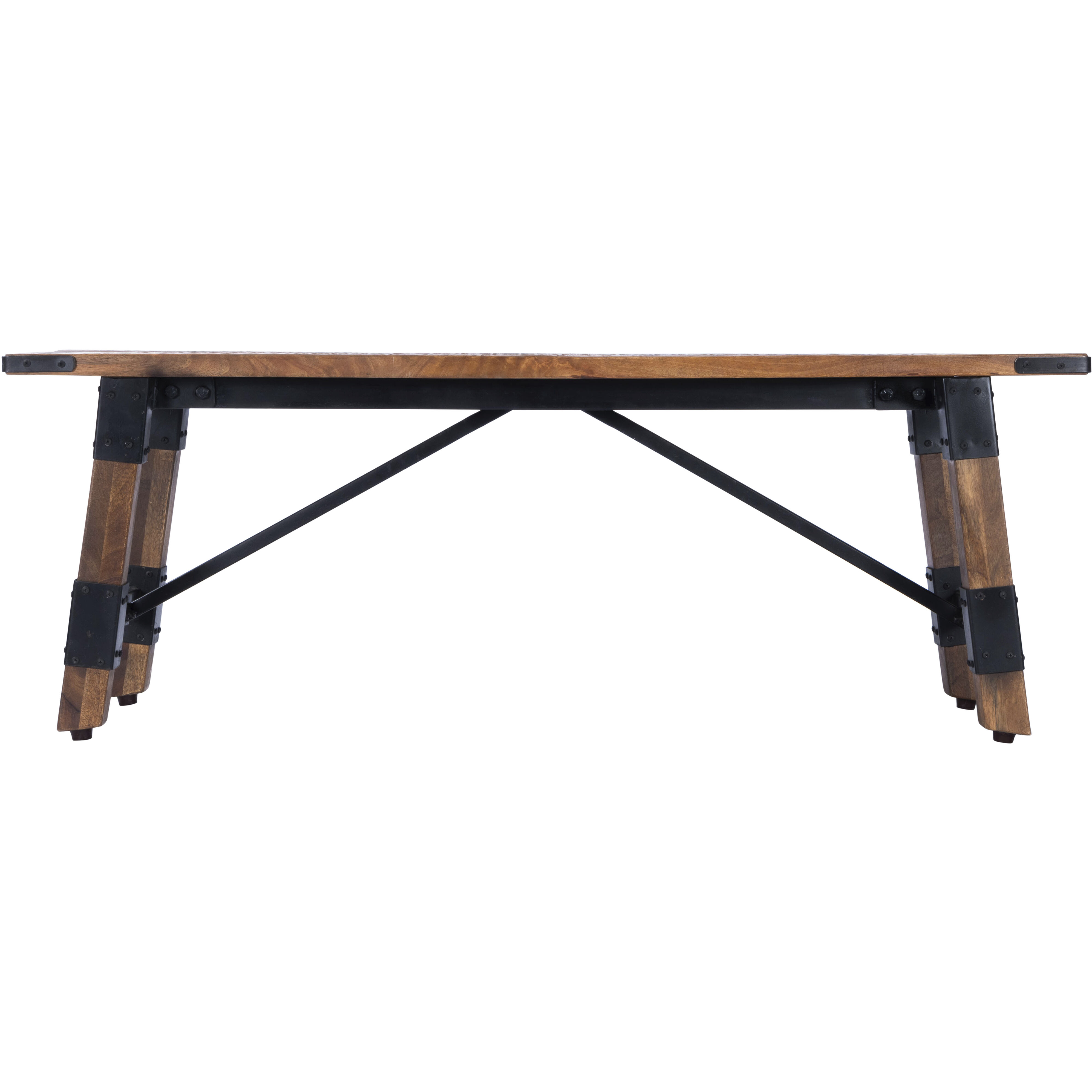 Masterson Wood & Metal Bench